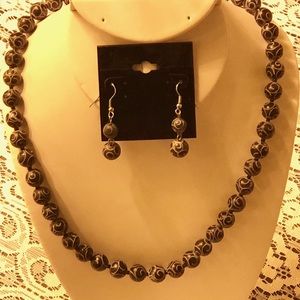 Necklace & Earring Gemstone Set - New